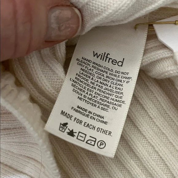 Aritzia Ribbed Knit Crop Top - oak - Picture 5 of 6